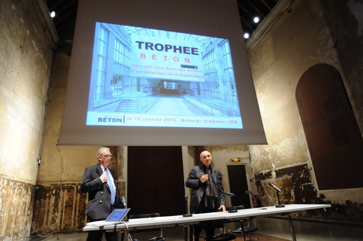 Lancement de la 1e édition du Trophée béton / Conférence de Jean-Louis Cohen