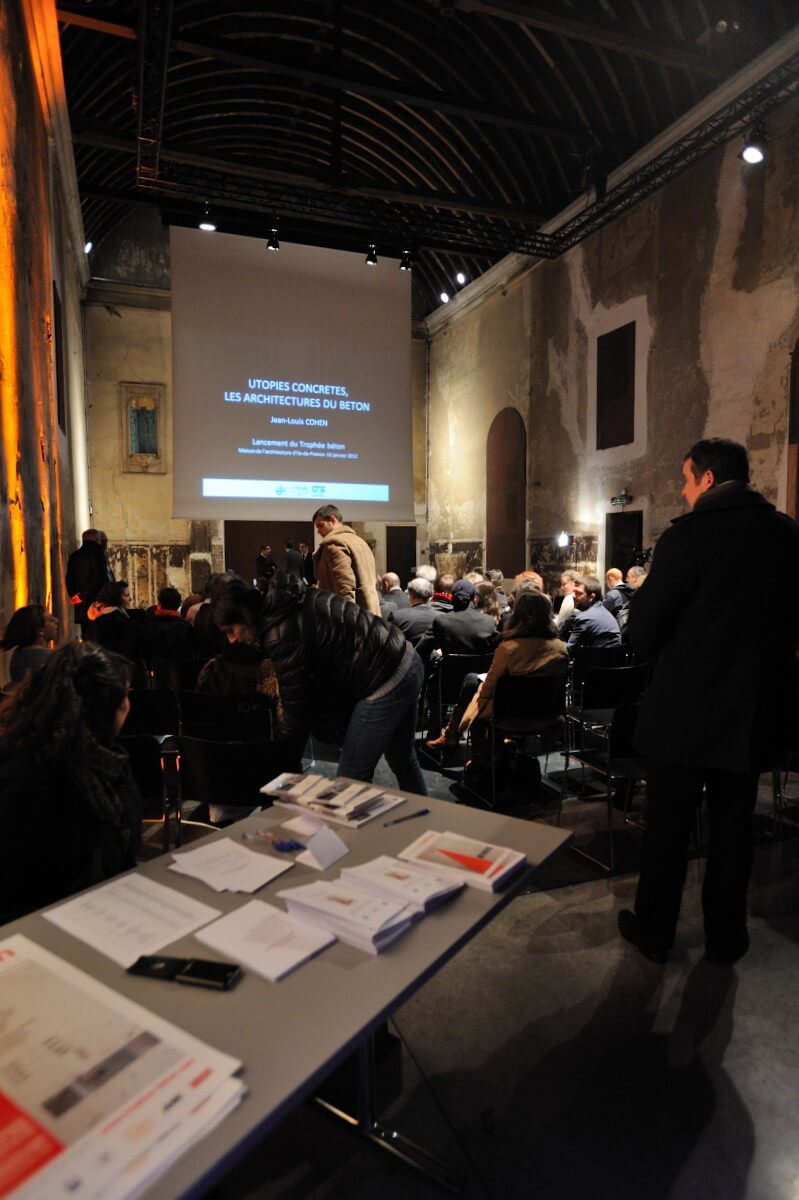 Lancement de la 1e édition du Trophée béton / Conférence de Jean-Louis Cohen