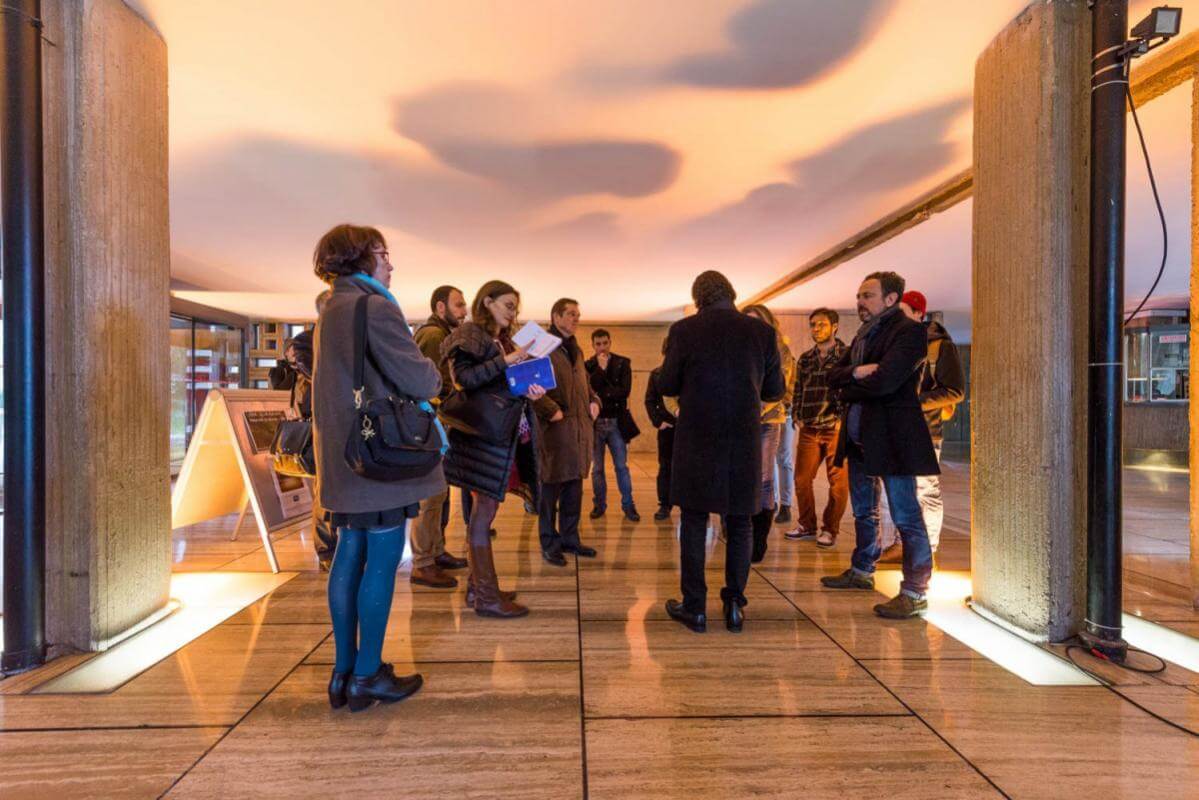 Visite de l'unité d'habitation de Marseille Le Corbusier avec Jacques Sbriglio