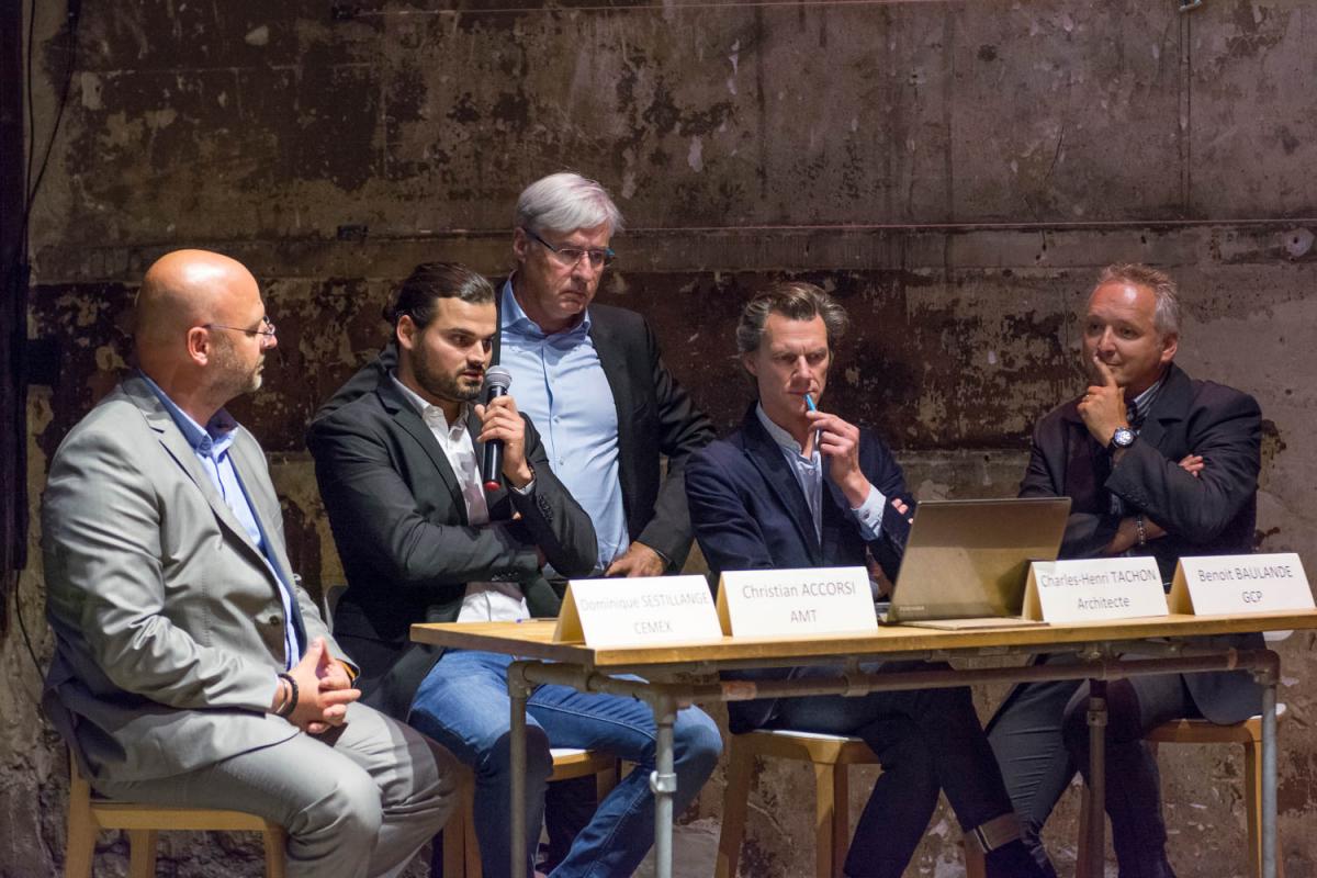 Dominique Sestillange, Christian Accorsi, Charles-Henri Tachon et Benoit Baulande - Dialogues Architectes / Entreprises du 12 avril 2018