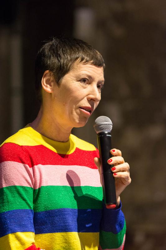 Conférence de Manuelle Gautrand, le 14 février à la Maison de l'architecture Île-de-France à Paris - Photo : Écliptique / Laurent Thion