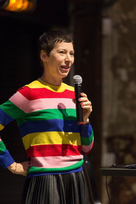 Conférence de Manuelle Gautrand, le 14 février à la Maison de l'architecture Île-de-France à Paris - Photo : Écliptique / Laurent Thion