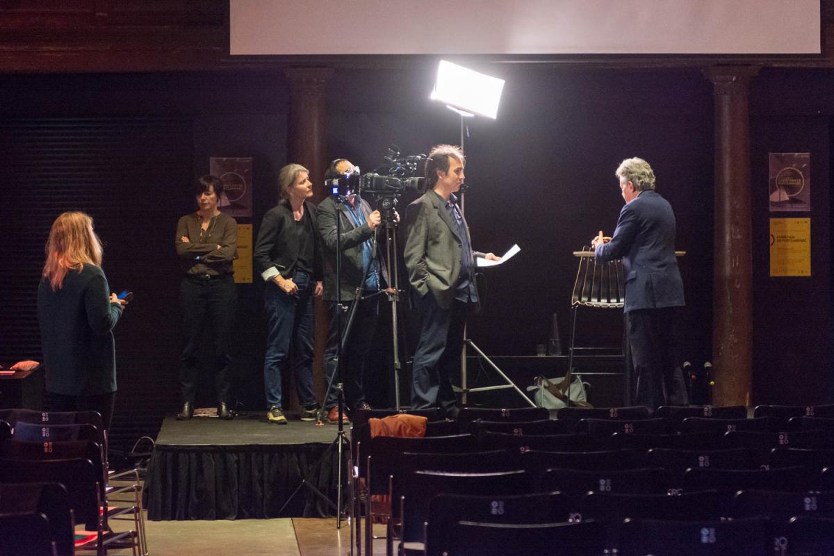 Conférence de Christian de Portzamparc, le 6 juin 2019 à la Maison de l'architecture Île-de-France à Paris - Photo : Écliptique / Laurent Thion