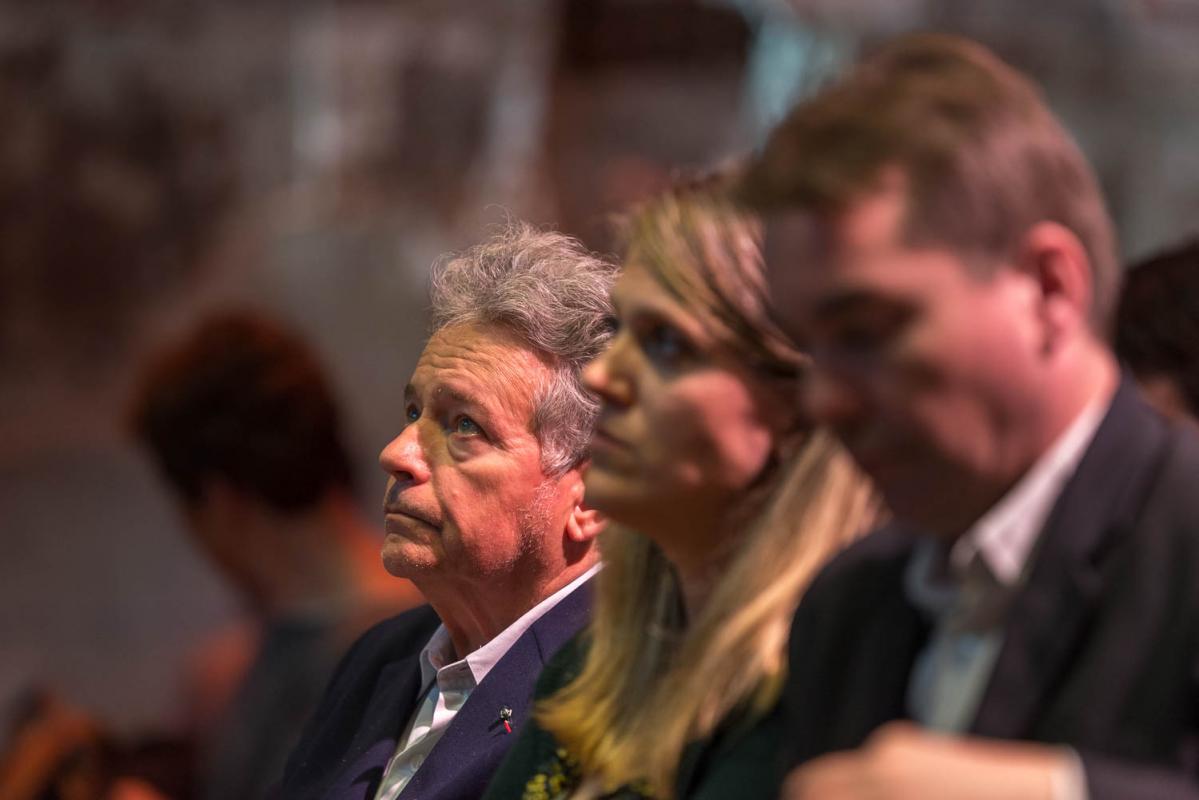 Conférence de Christian de Portzamparc, le 6 juin 2019 à la Maison de l'architecture Île-de-France à Paris - Photo : Écliptique / Laurent Thion